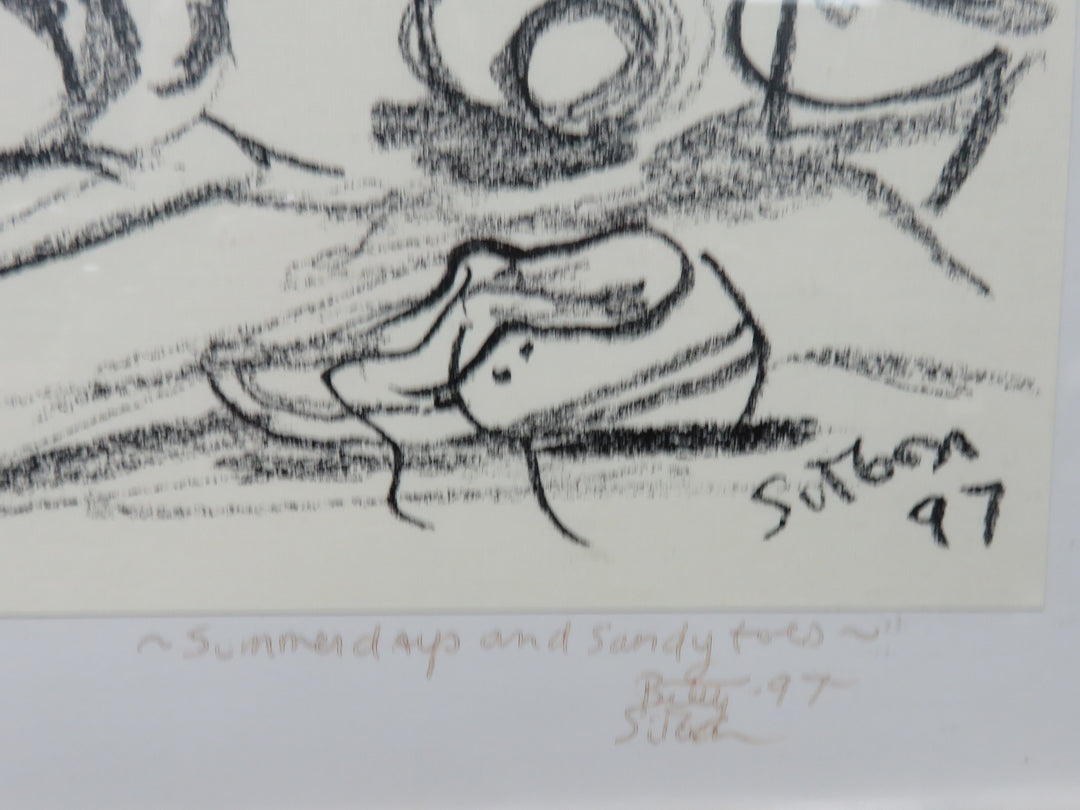 Original Charcoal Drawing Artwork