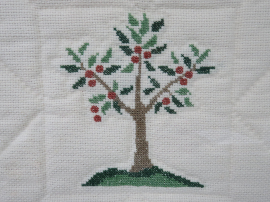 Crosstitch Tree Art Work