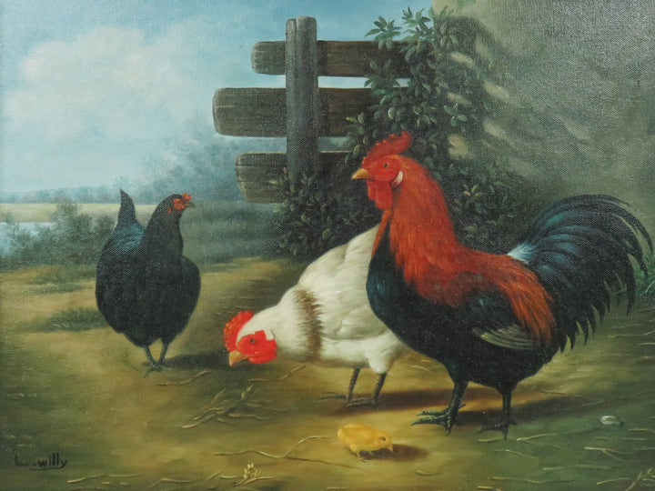 L. Willy Original Oil Painting