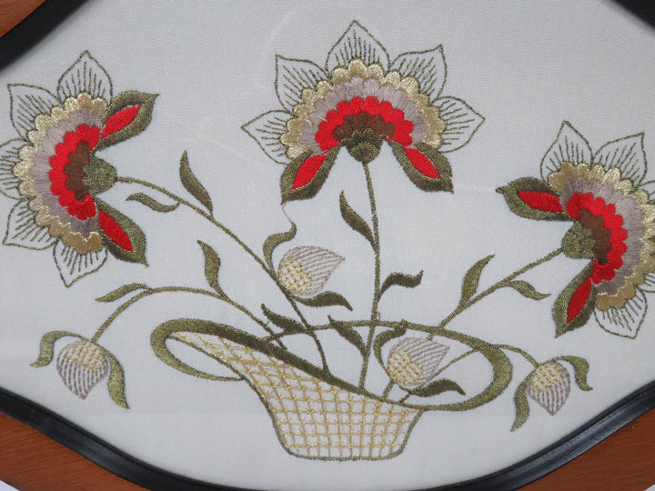Tray with Embroidered Insert