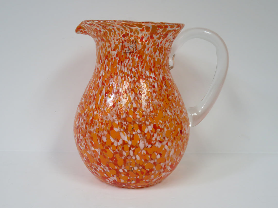 Art Glass Confetti Pitcher