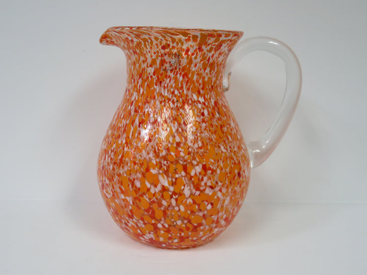Art Glass Confetti Pitcher