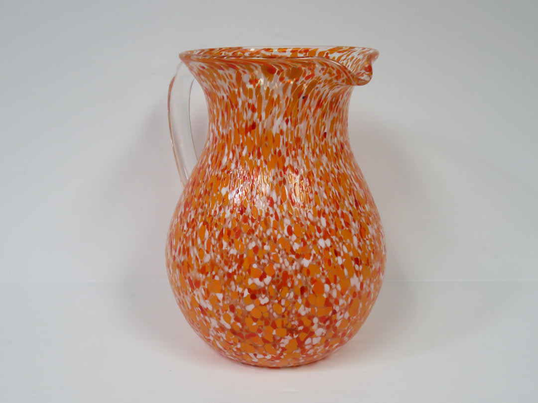 Art Glass Confetti Pitcher