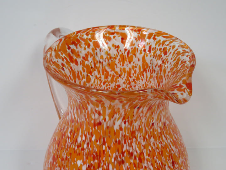 Art Glass Confetti Pitcher