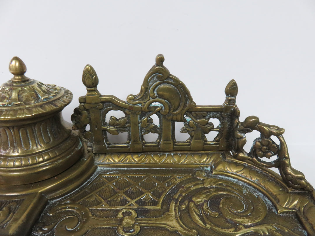 Brass Ink Well Set