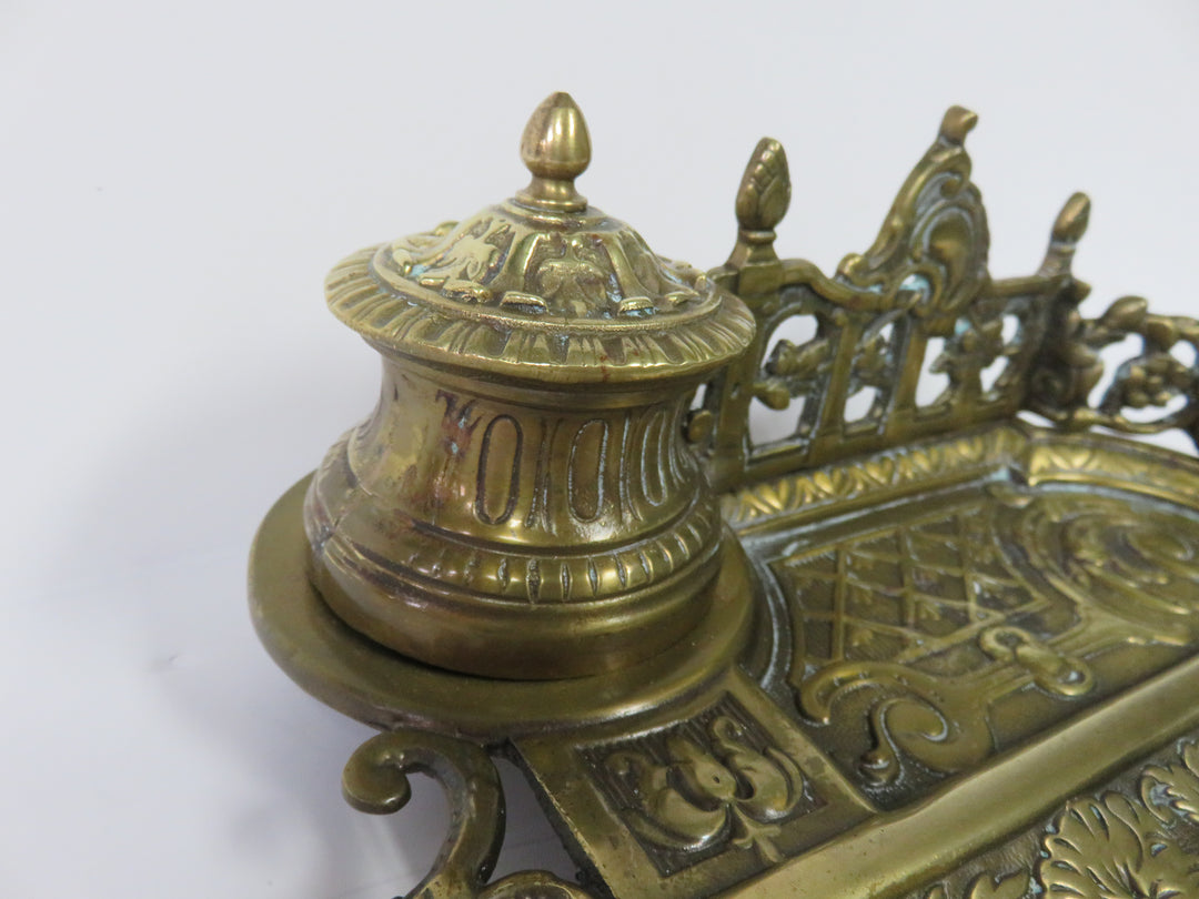 Brass Ink Well Set