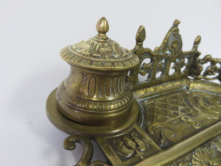 Brass Ink Well Set