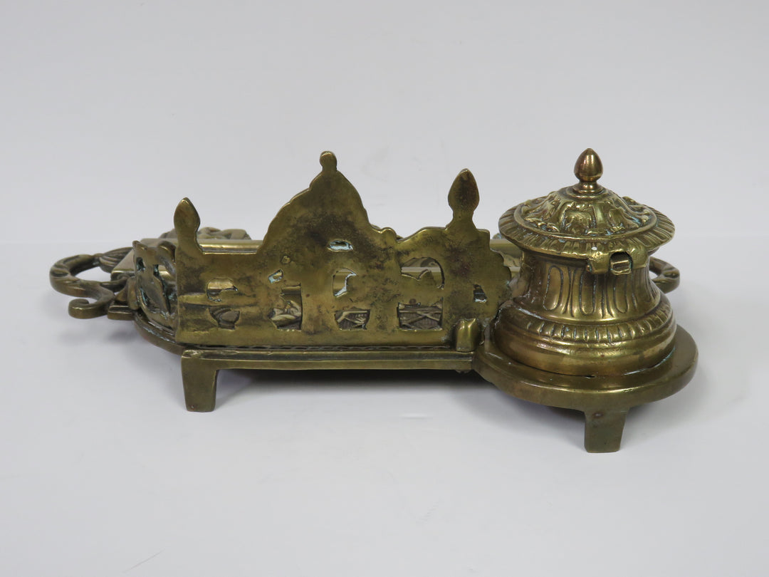 Brass Ink Well Set