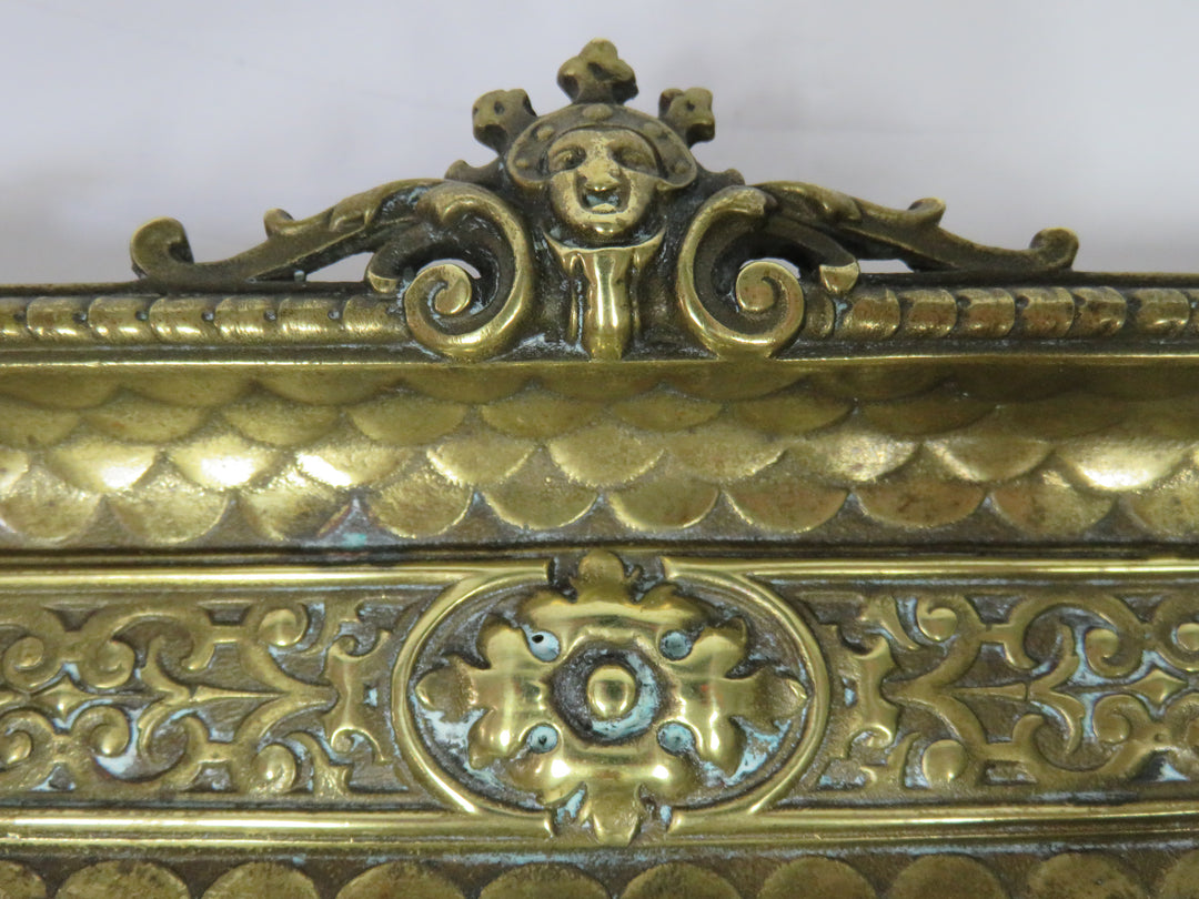 Vintage Brass Pen Tray