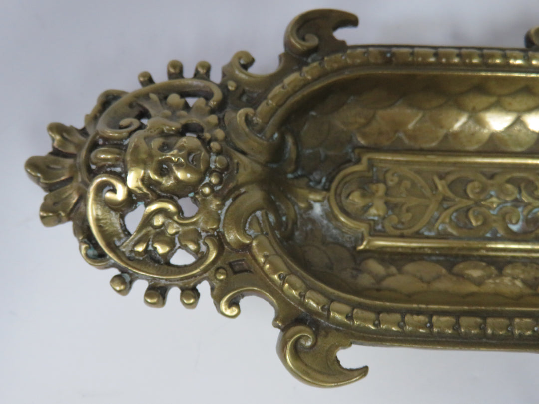 Vintage Brass Pen Tray