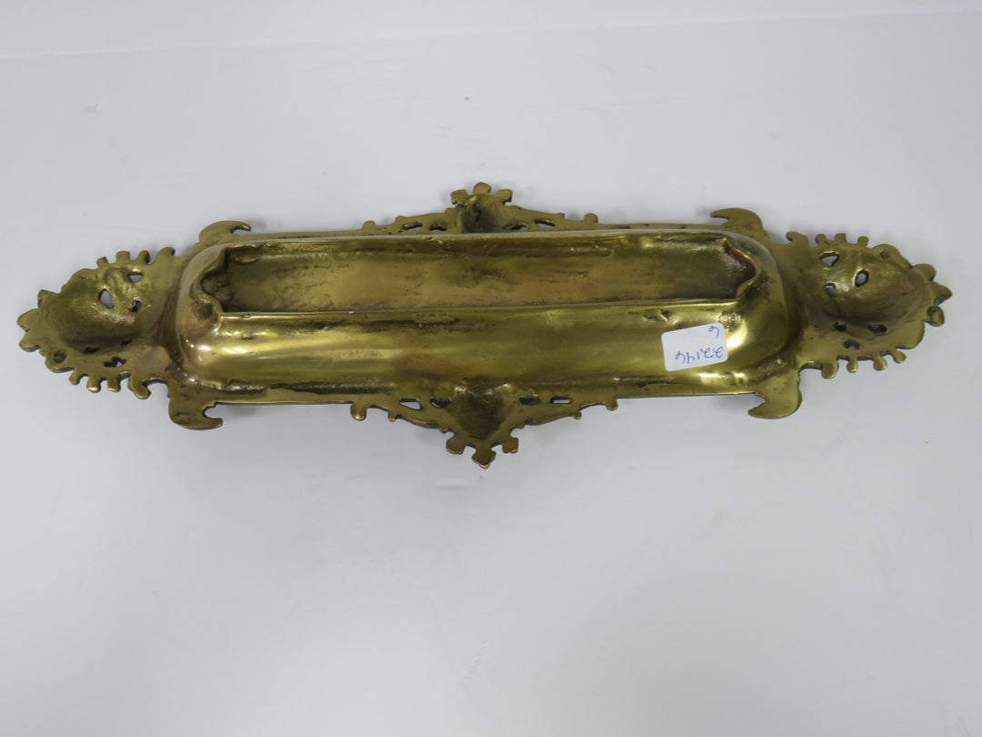 Vintage Brass Pen Tray