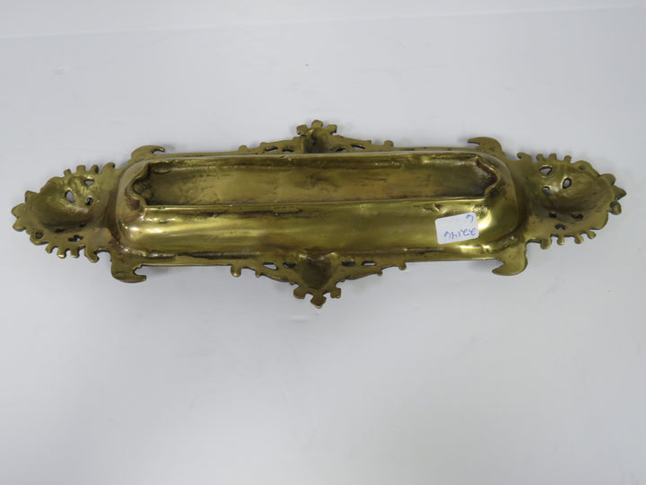 Vintage Brass Pen Tray