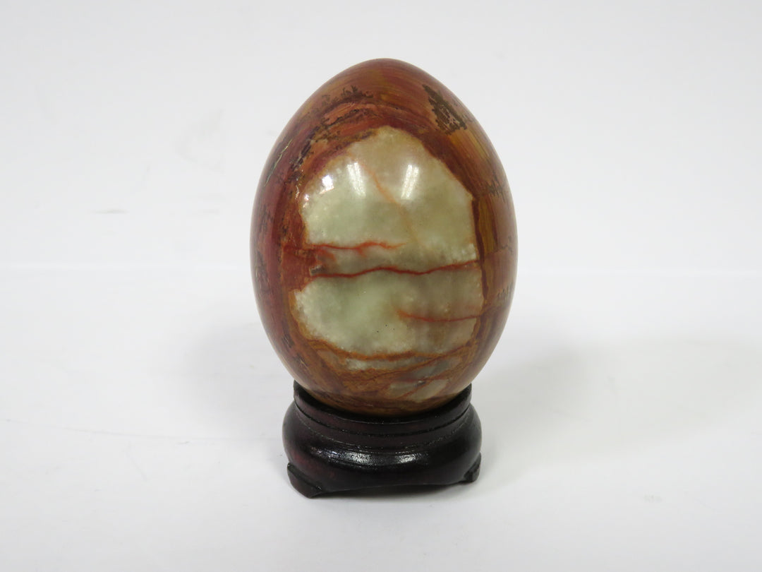 Agate Egg on Stand