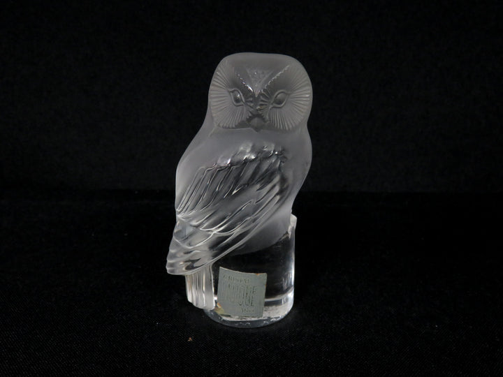 Lalique Owl Figurine
