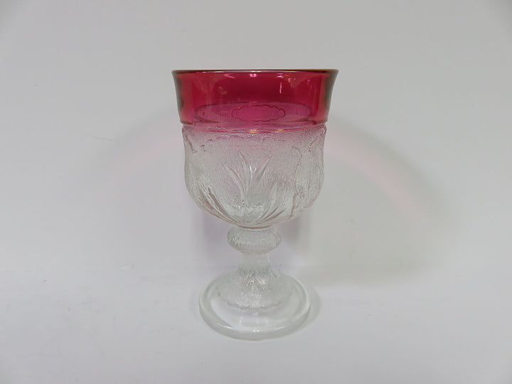 Rose Rim Wine Glasses
