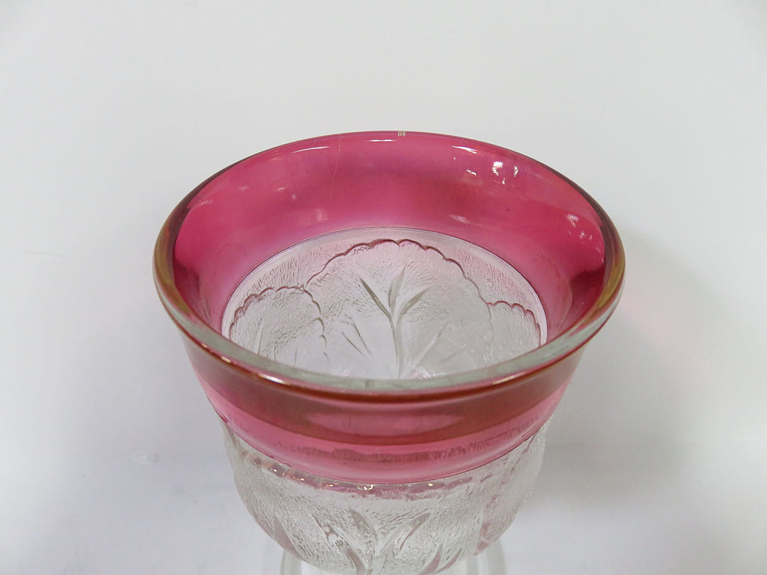 Rose Rim Wine Glasses