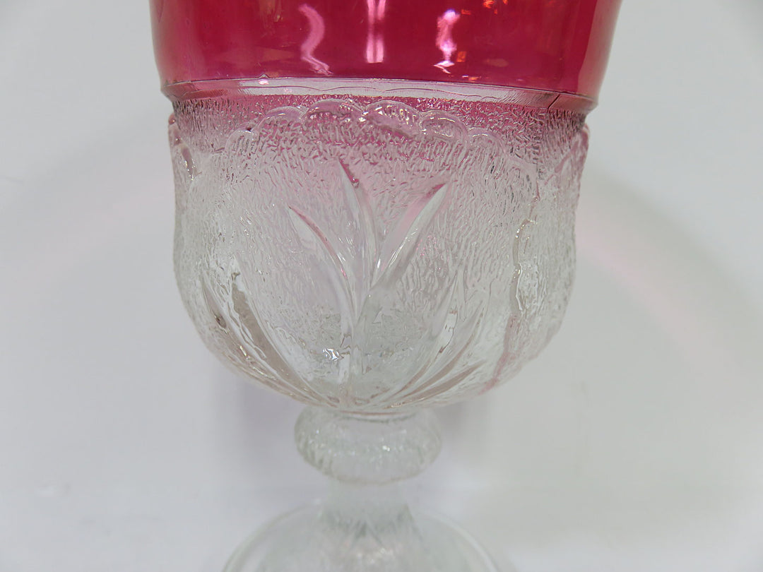 Rose Rim Wine Glasses