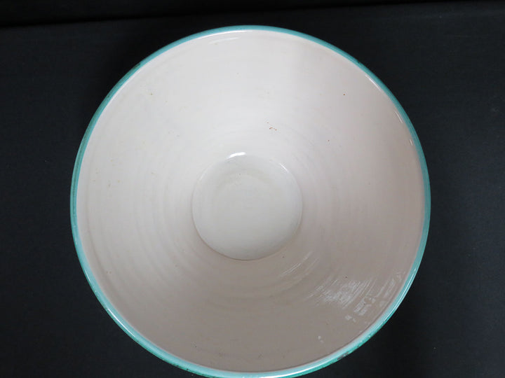 Round Yellow Floral Bowl