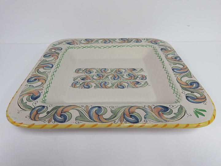 Large Square Wave Patterned Plate