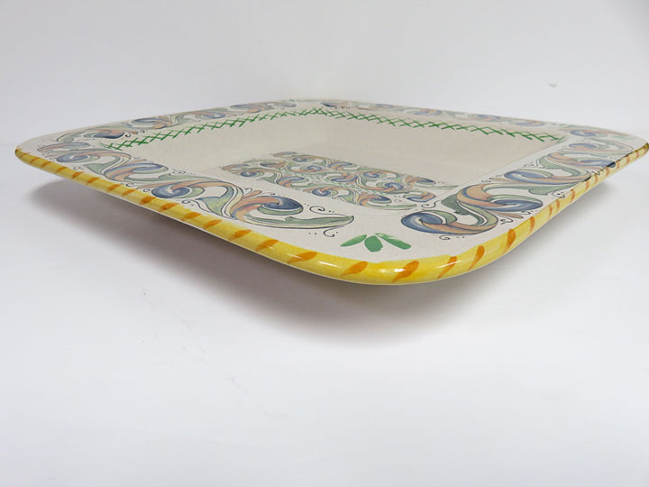 Large Square Wave Patterned Plate