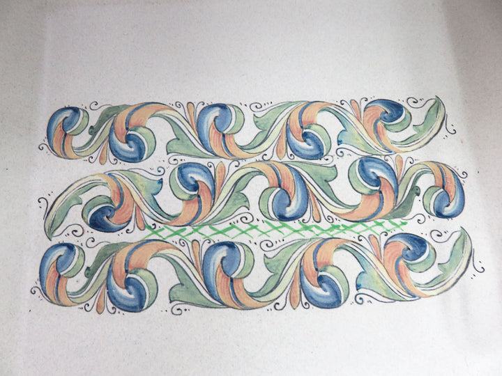 Large Square Wave Patterned Plate