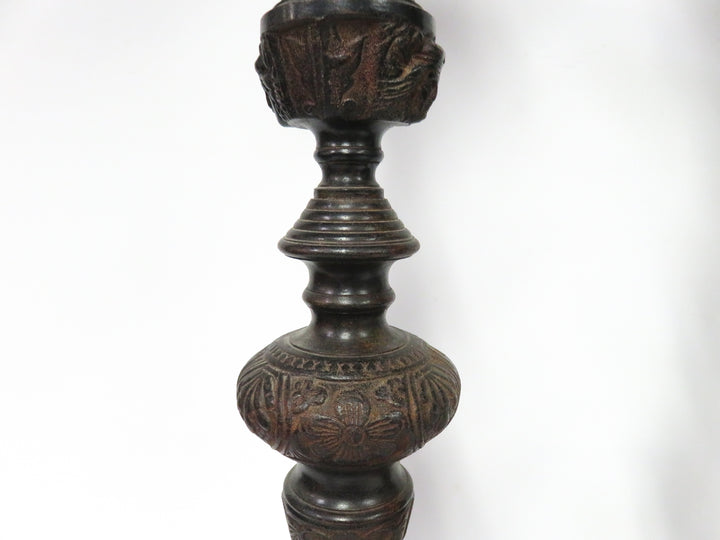 Ornate Pillar Candleholders