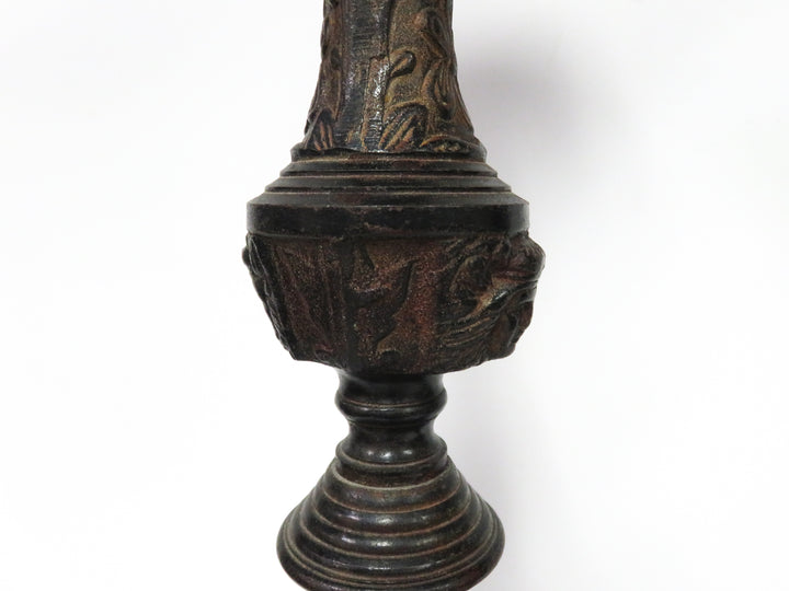 Ornate Pillar Candleholders