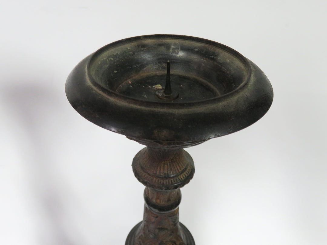 Ornate Pillar Candleholders