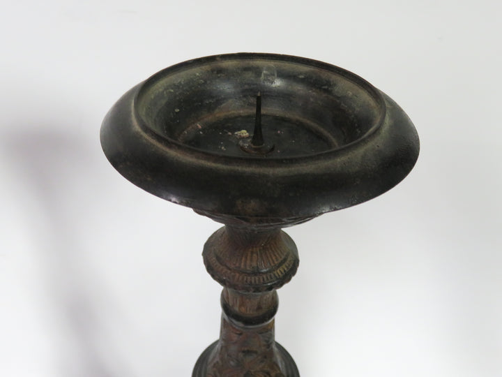 Ornate Pillar Candleholders