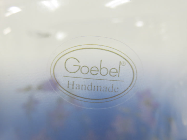 Goebel Glass Floral Pitcher
