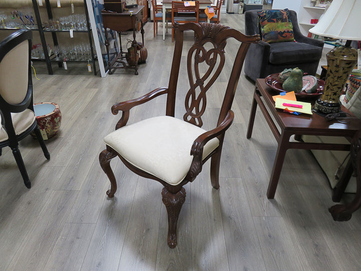 Inlaid Mahogany Dining Table & Chairs