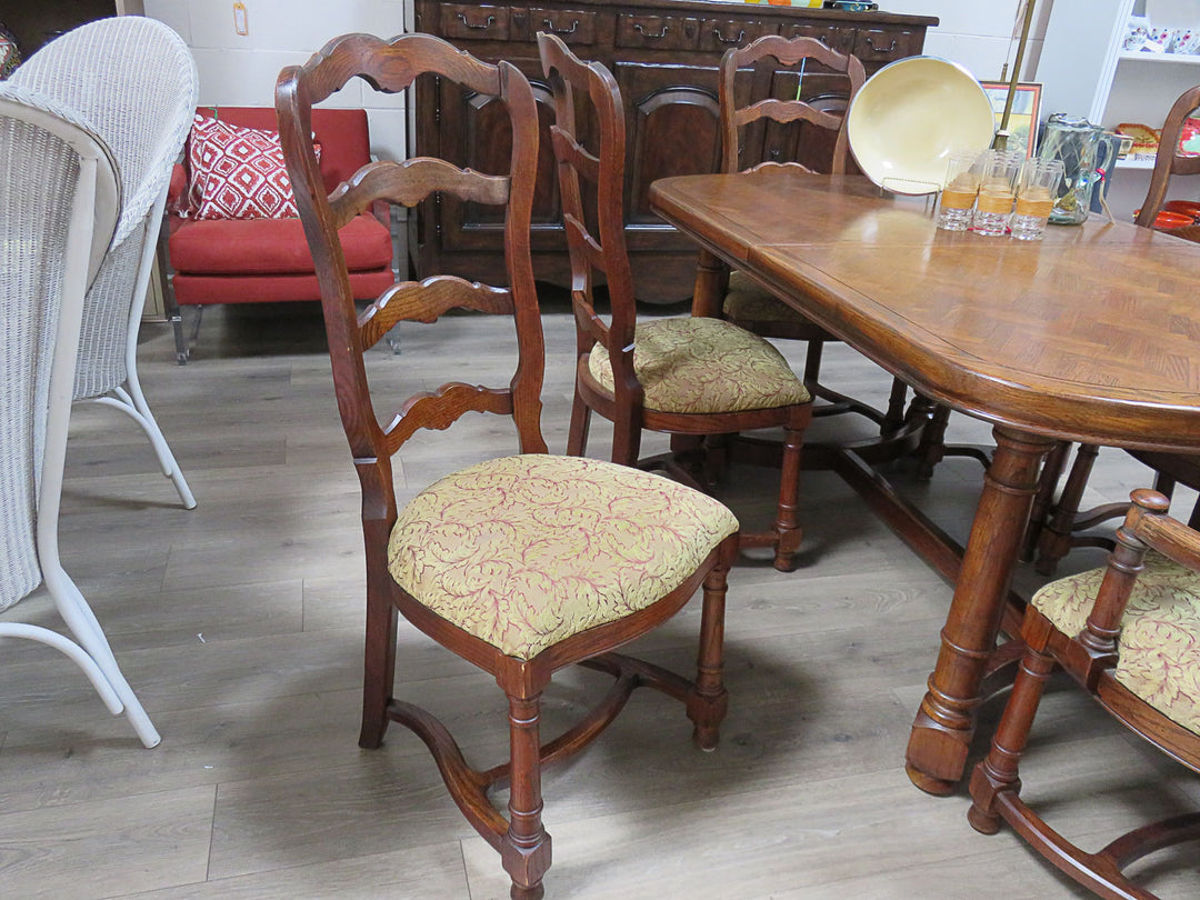Parquet Dining Table & Chairs