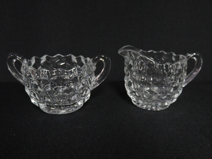 Fostoria Cream & Sugar