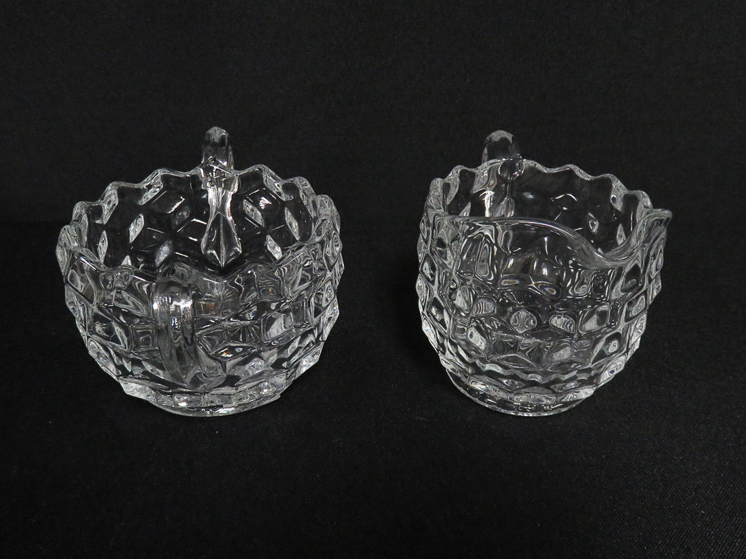 Fostoria Cream & Sugar