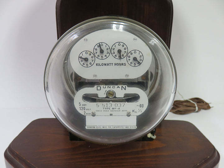 Duncan Electric Meter Lamp