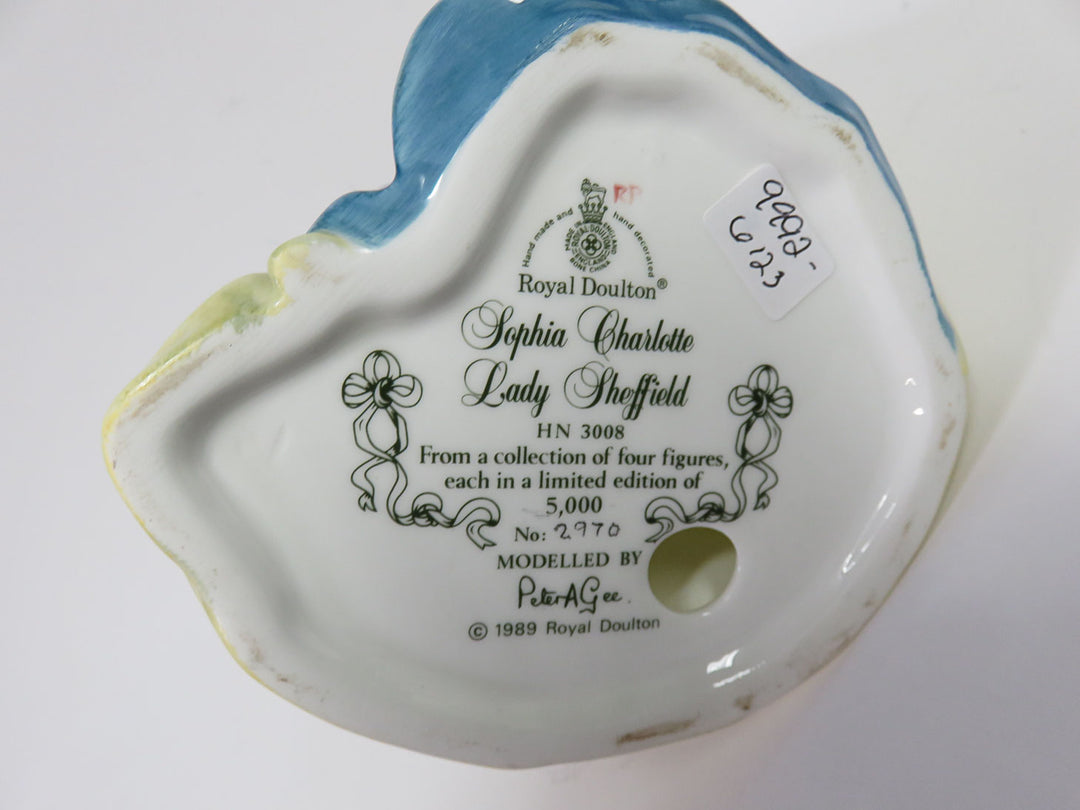 Royal Doulton "Sophia Charlotte Lady Sheffield"