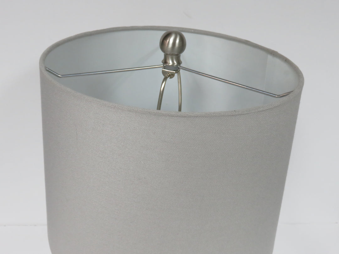 Octagon Blue Table Lamp
