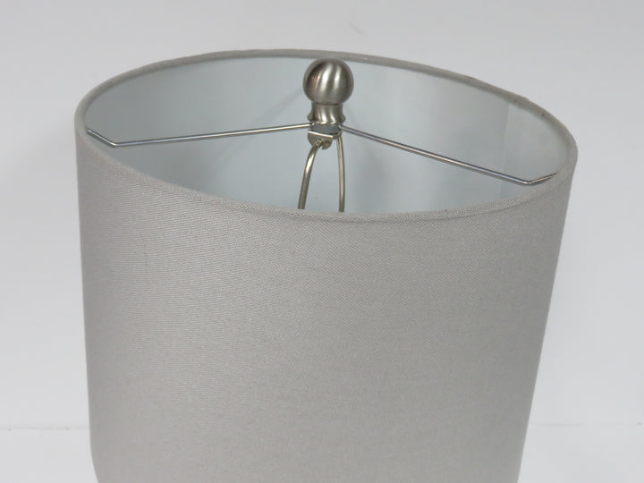 Octagon Blue Table Lamp