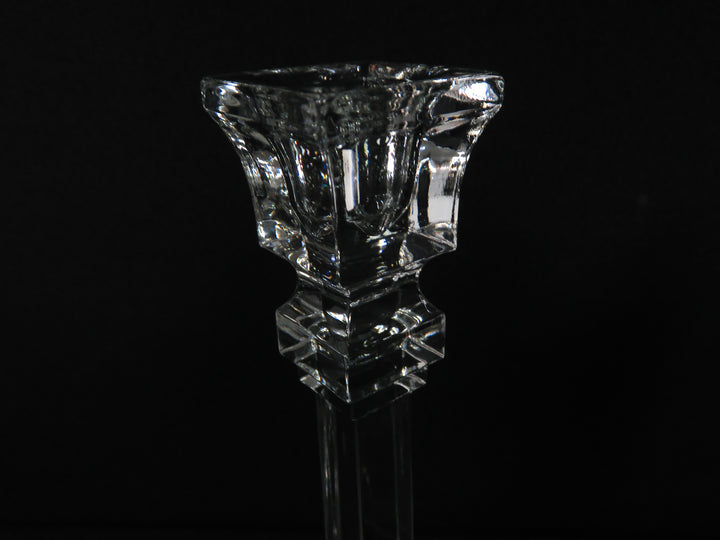 Clear Glass Candlesticks