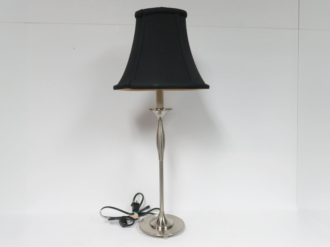 Satin Chrome Table Lamp