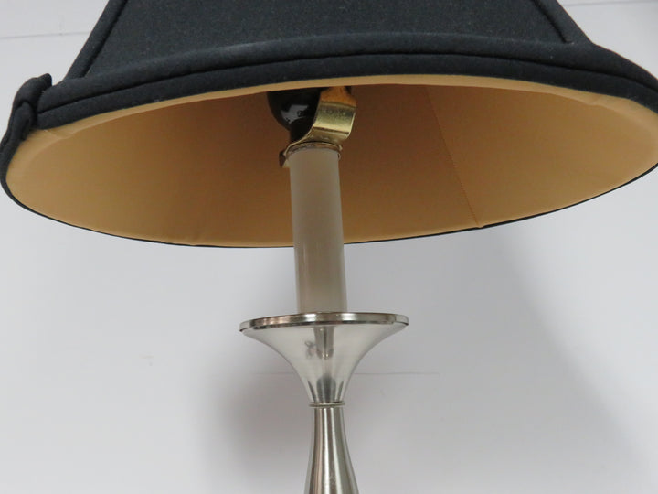 Satin Chrome Table Lamp