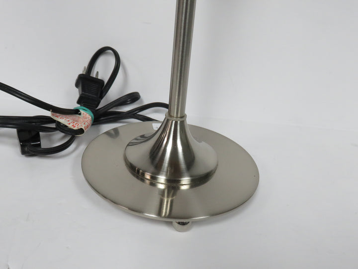 Satin Chrome Table Lamp