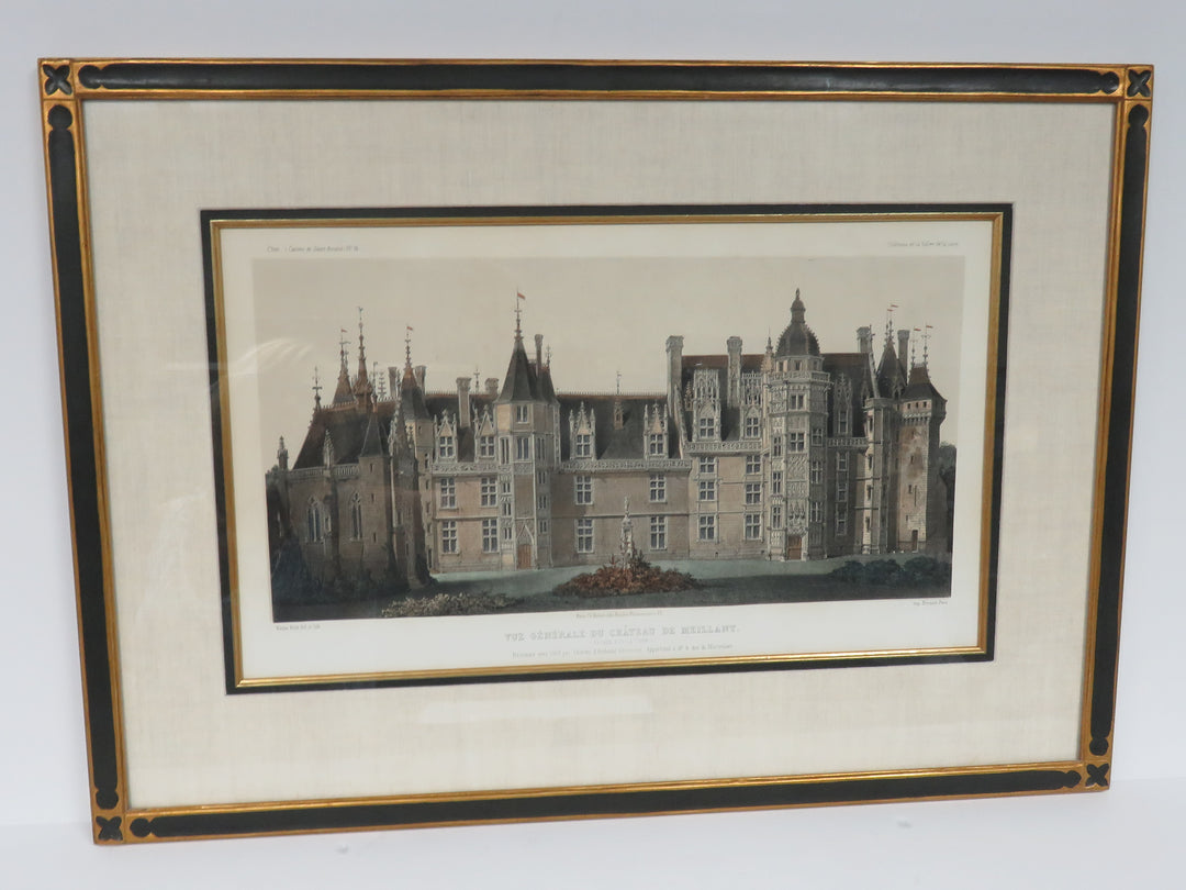Vintage Chateau de Meillant Print