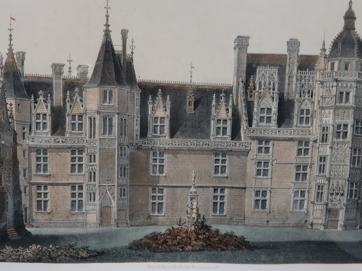Vintage Chateau de Meillant Print