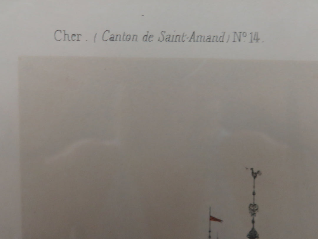 Vintage Chateau de Meillant Print