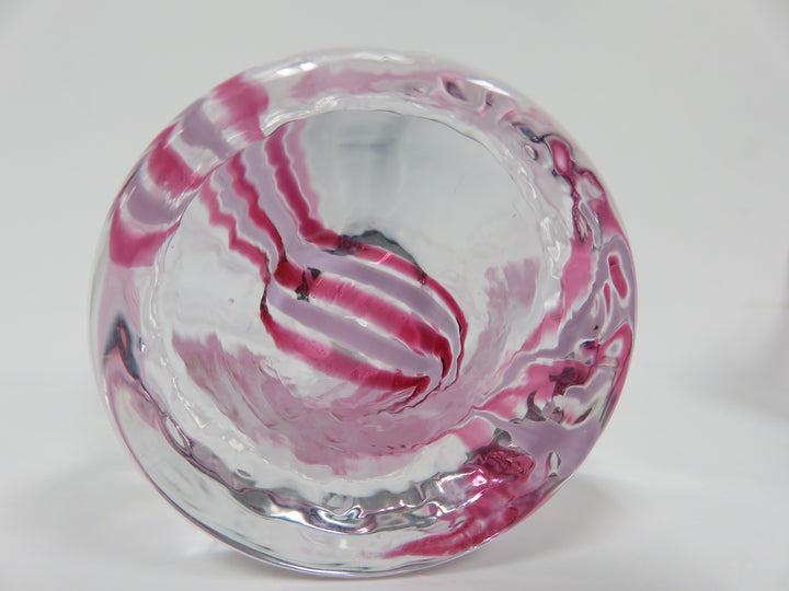 Art Glass Vase Trio