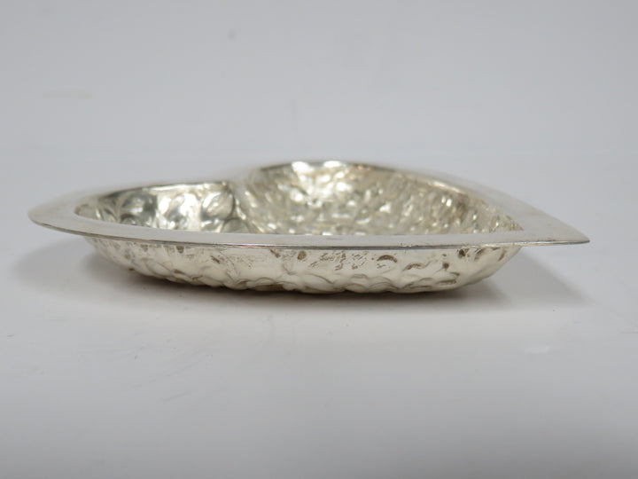 Stieff Heart Sterling Trinket Dish