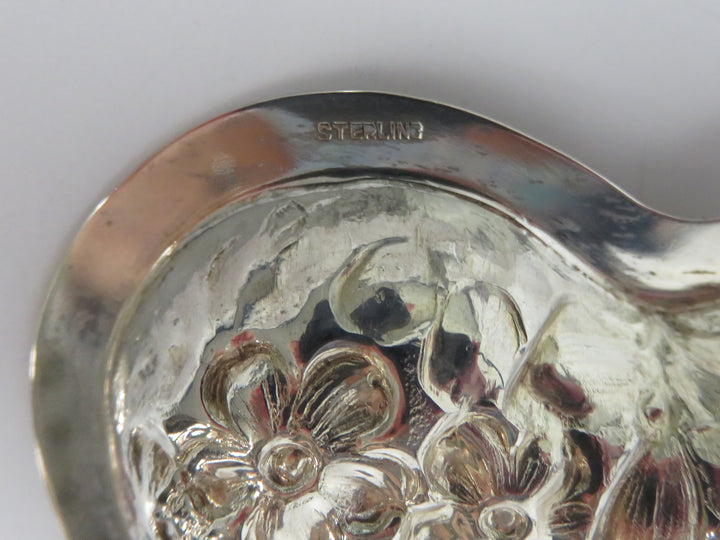 Stieff Heart Sterling Trinket Dish