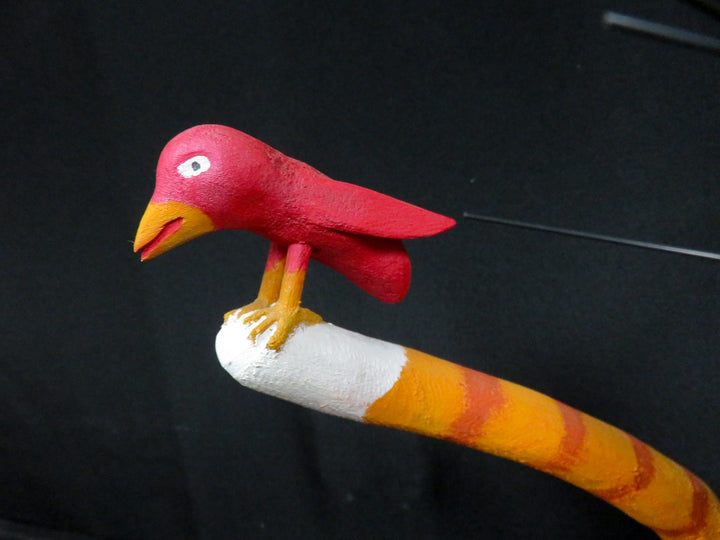 Whimsical Cat Sculpture
