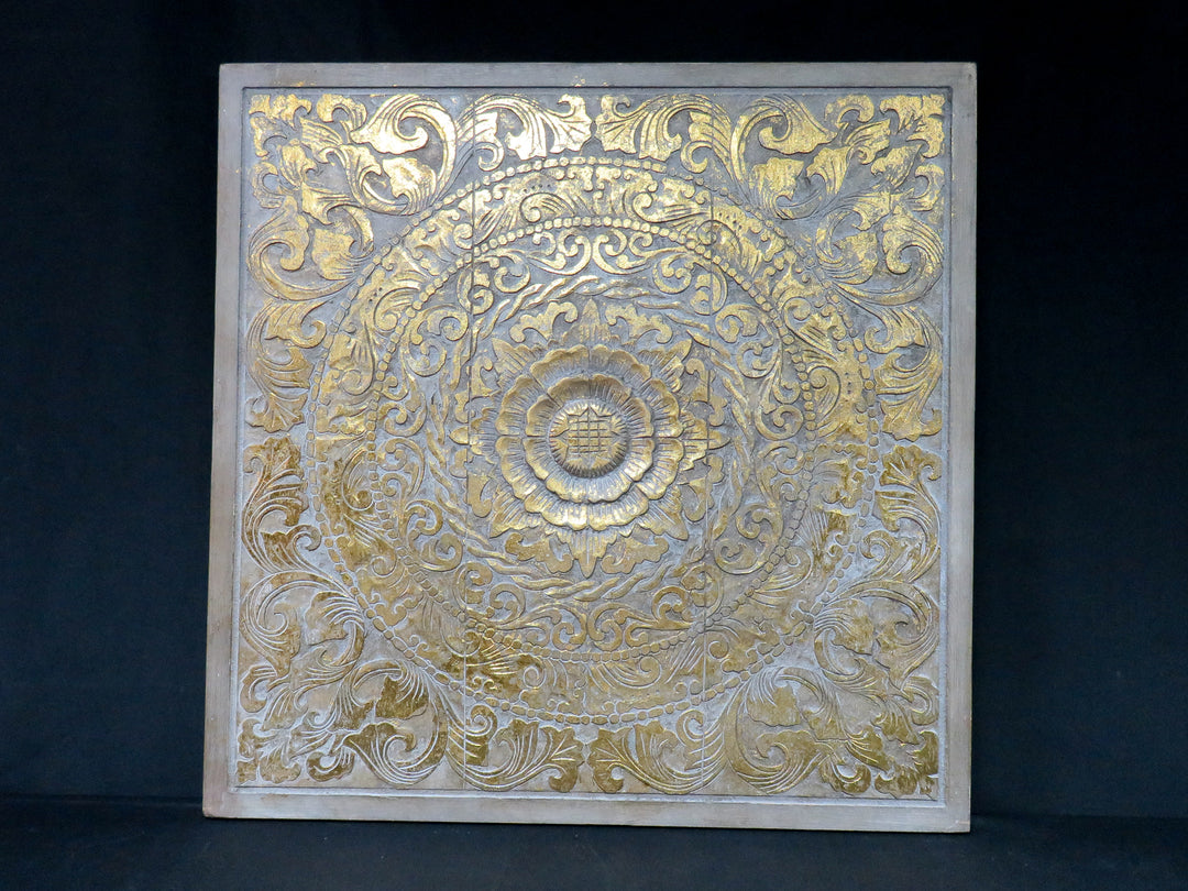 Wood Carved Panel Artwork